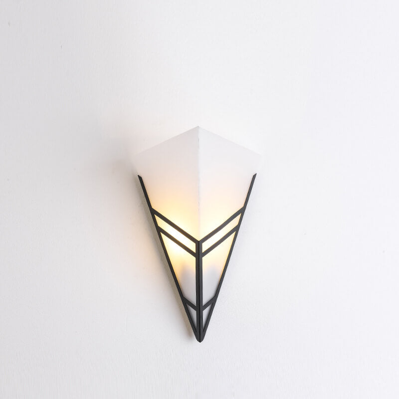 Iron Triangles Geometry Wall Lamp