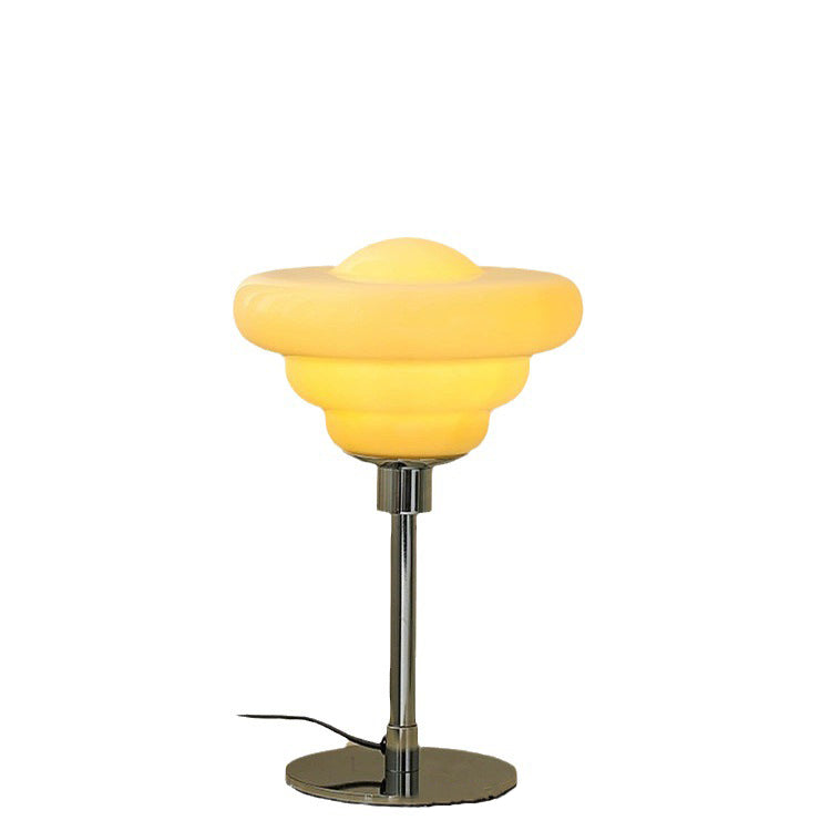 Candy Color Round Glass Table Lamp