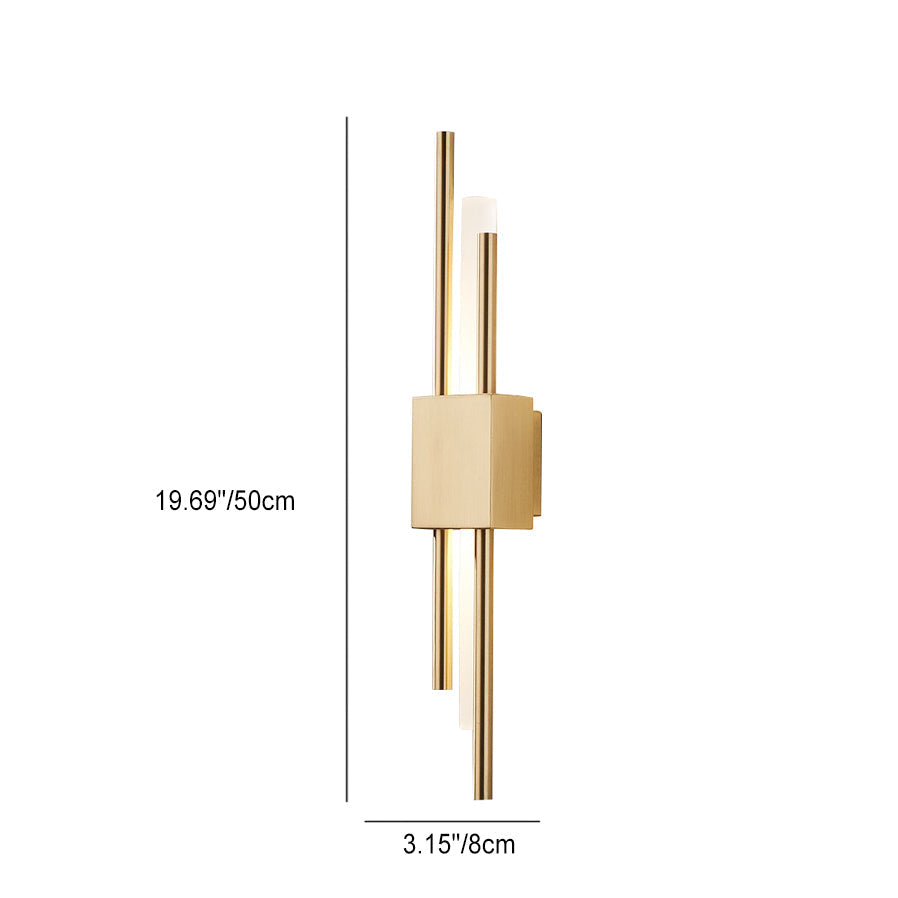 Iron Acrylic Strip Bedside Wall Lamp