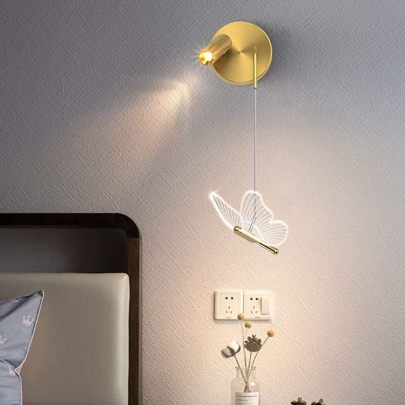 Butterfly Design Wall Lamp