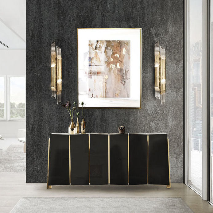 Long Tube Stainless Steel 2-Light Wall Lamp