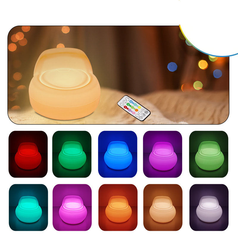 Silicone Sofa Shape Pat Table Lamp
