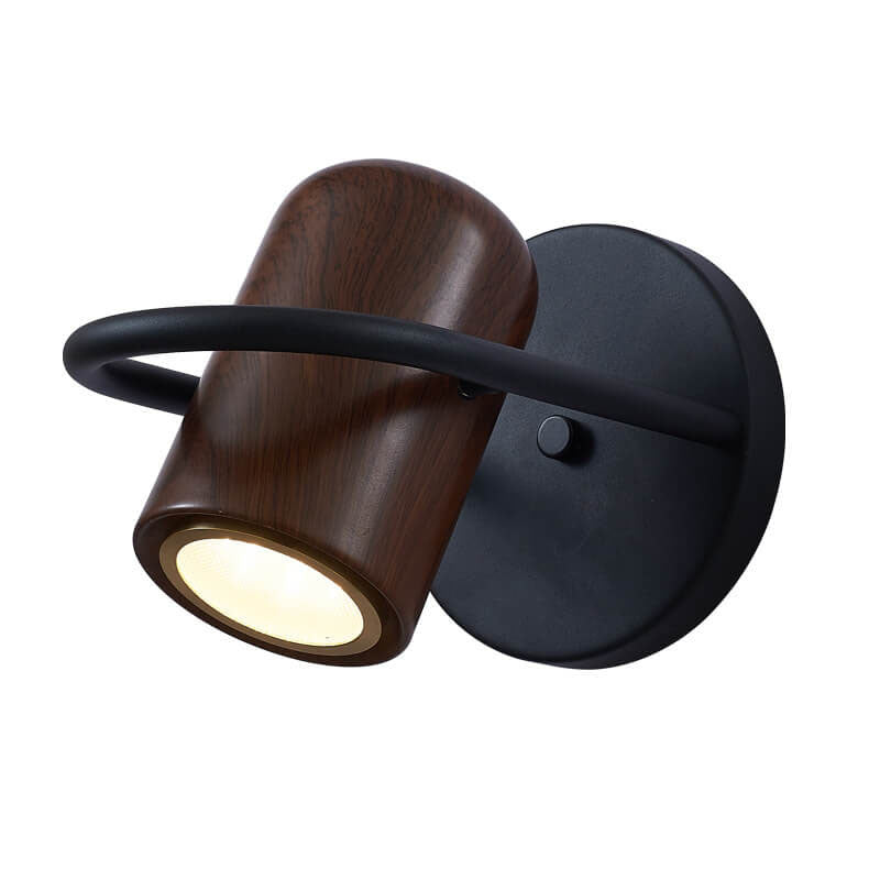 Personality Wrought Iron Cylinder Wall Lamp
