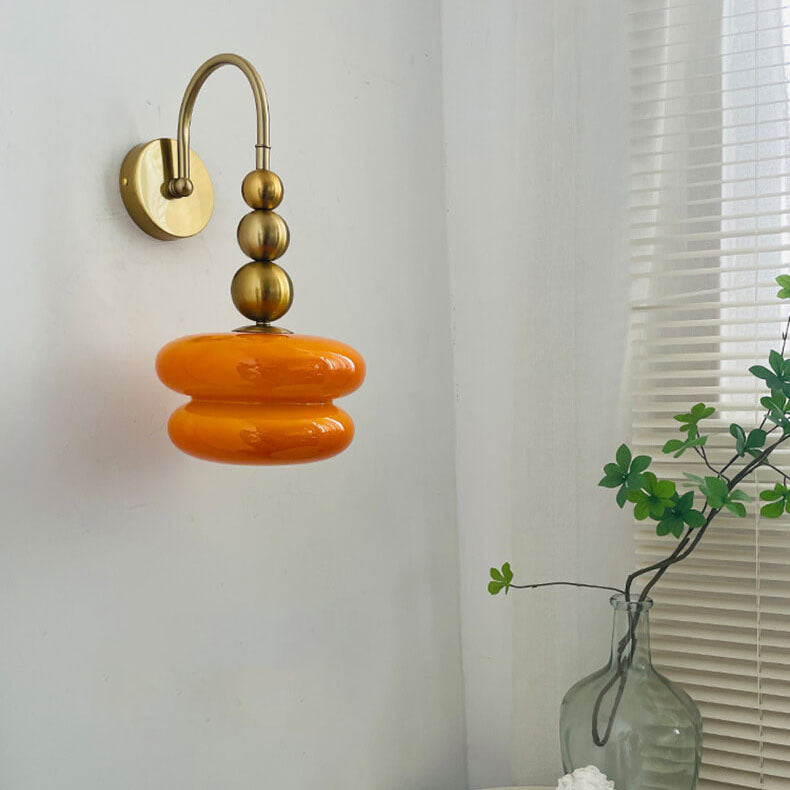 Macaron Cream Gourd Design Wall Lamp