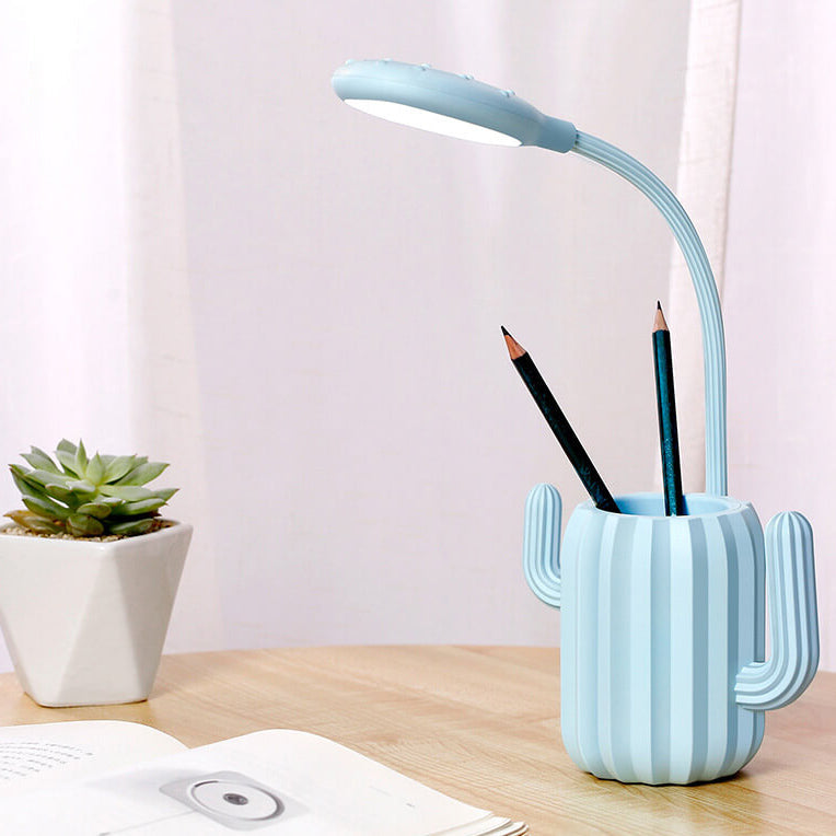 Foldable Cactus Design Eye Table Lamp