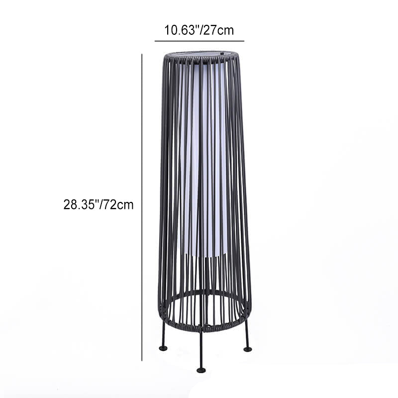 Round Vertical Pull Strip Outdoor Light