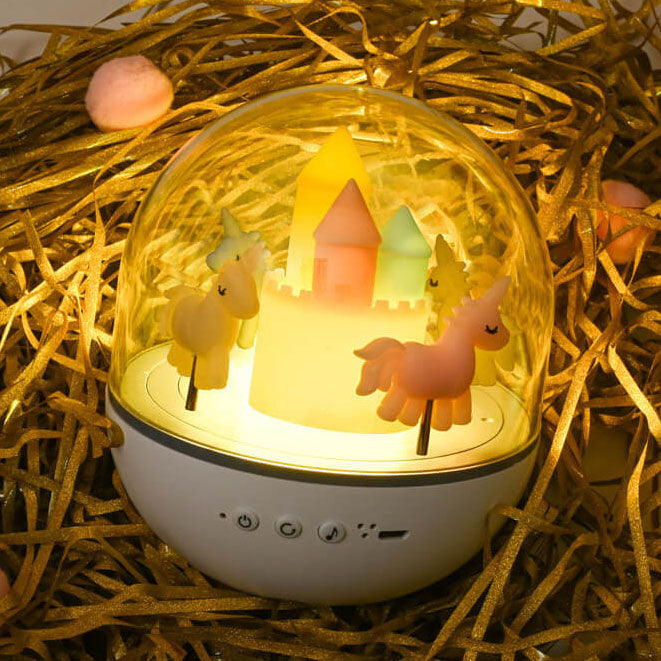 Carousel Octavo Bluetooth Kids Table Lamp