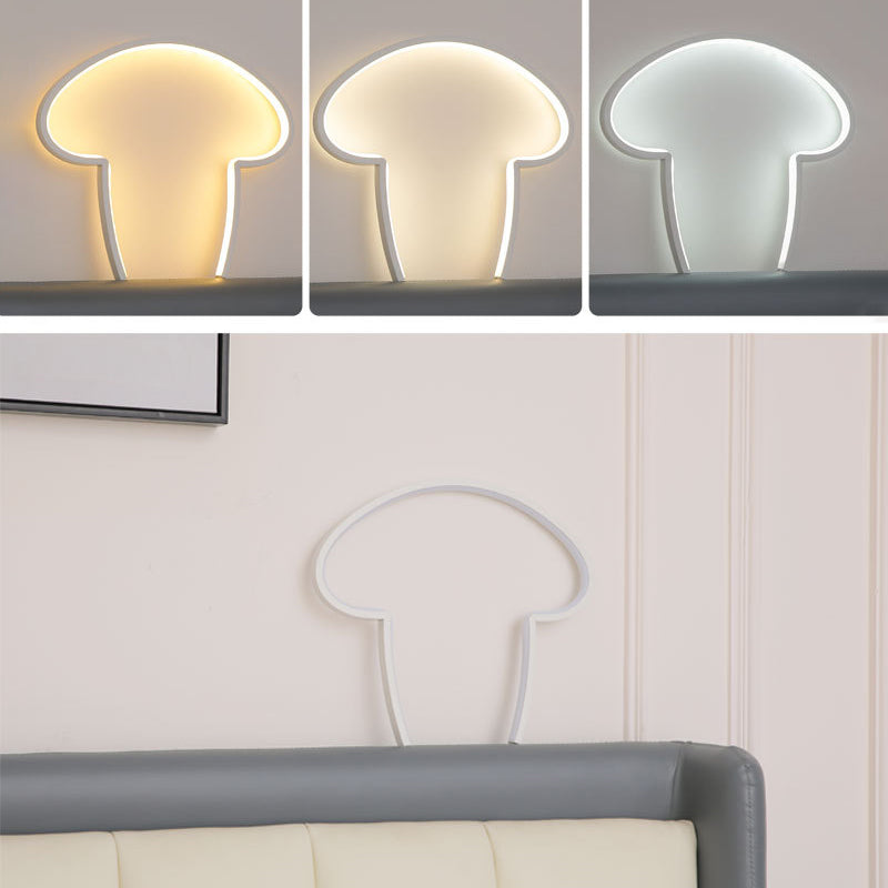 Line Mushroom Aluminum Silicone Table Lamp
