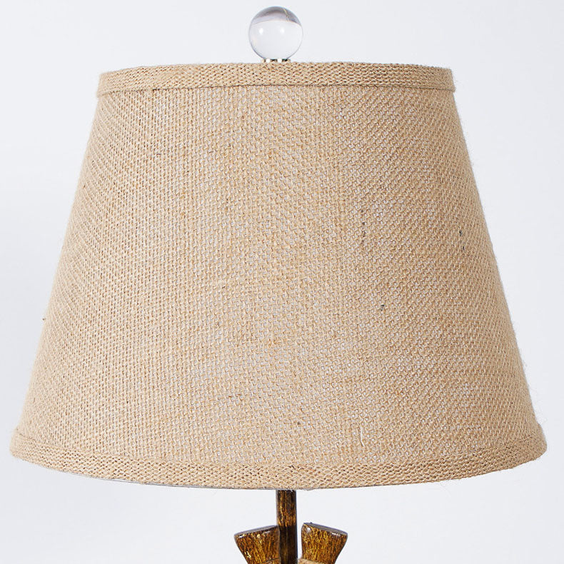 Resin Linen Table Lamp