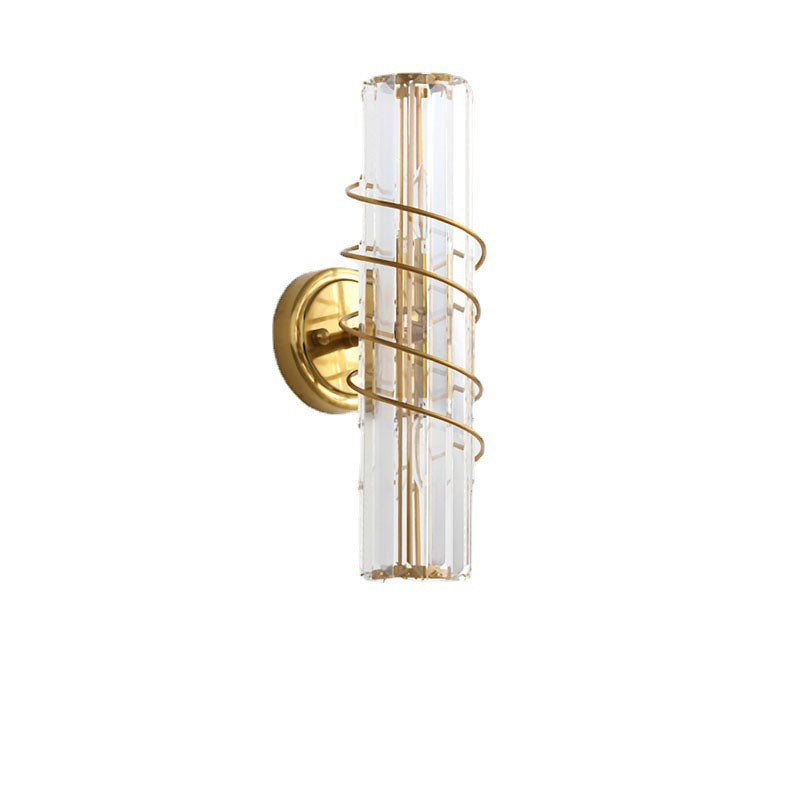 Crystal Column 2-Light Wall Lamp
