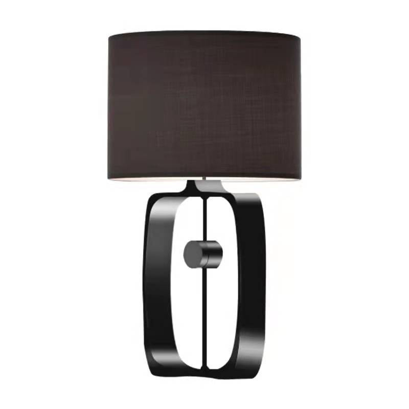 Rectangular Cylinder Hollowed Out Table Lamp