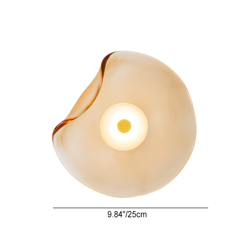 Glass Round Shape Wall Lamp