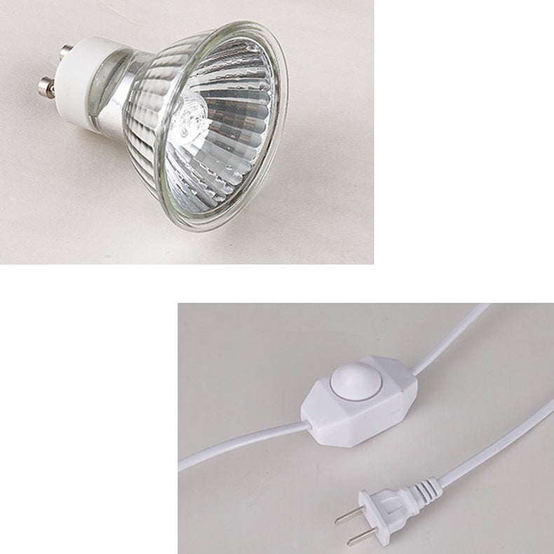 Floral Metal Glass Aroma Table Lamp