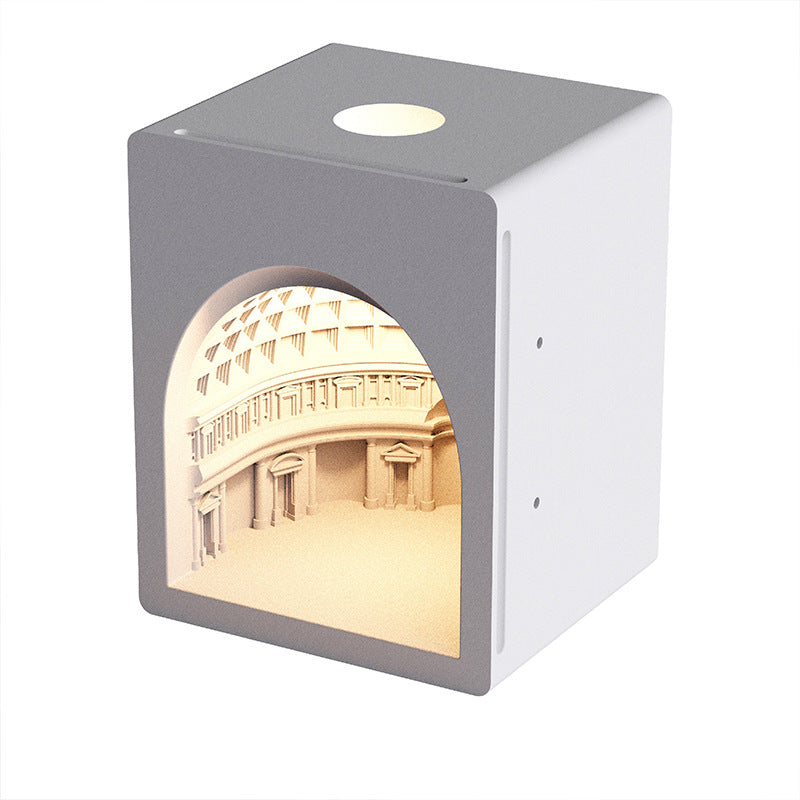 Pantheon Plaster Sensor Recessed Wall Lamp