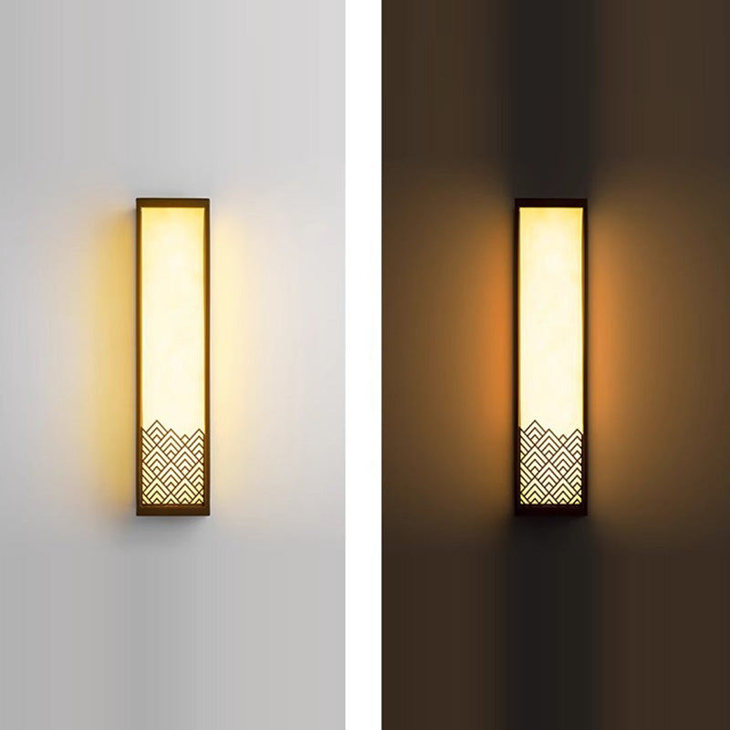 Stainless Steel Imitation Marble Outdoor Light