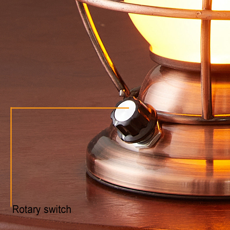 Farmhouse Rechargeable Iron Acrylic Table Lamp