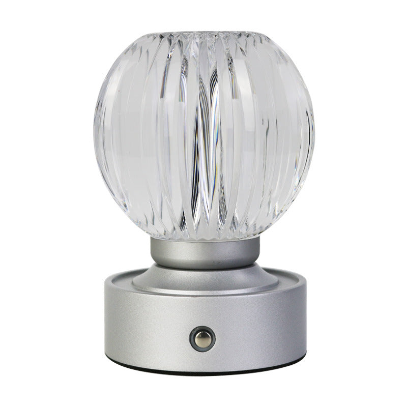 Acrylic Round Ball Wireless Table Lamp