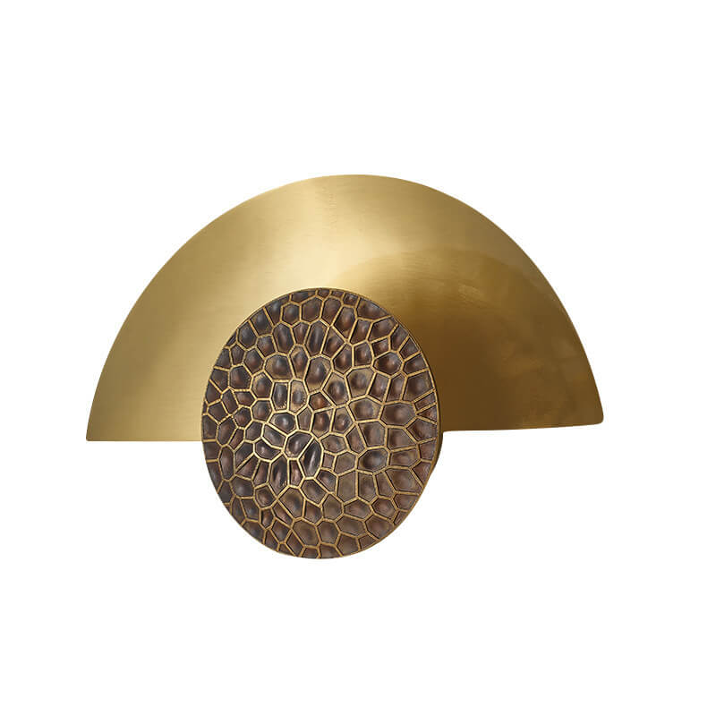 Half-Moon Round Iron Wall Lamp