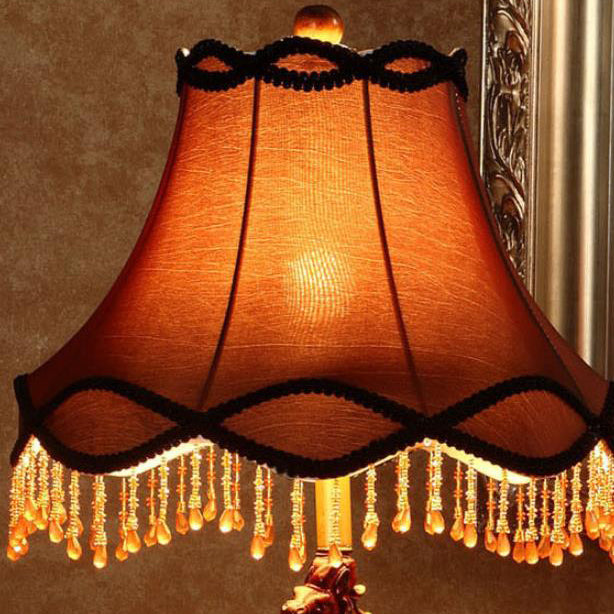 Horse Round Trapezoidal Resin Table Lamp