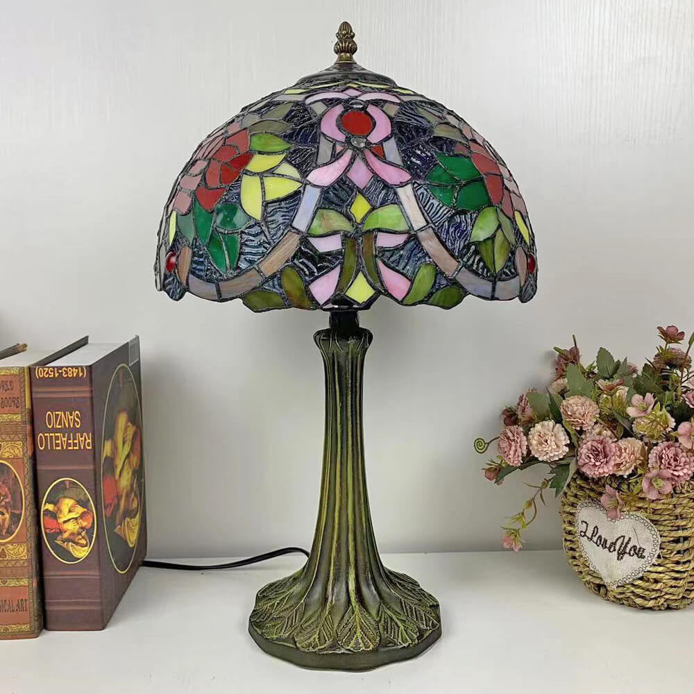 Half Round Rose Hardware Table Lamp