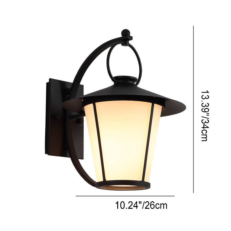 Glass Iron Moisture-proof Patio Outdoor Light