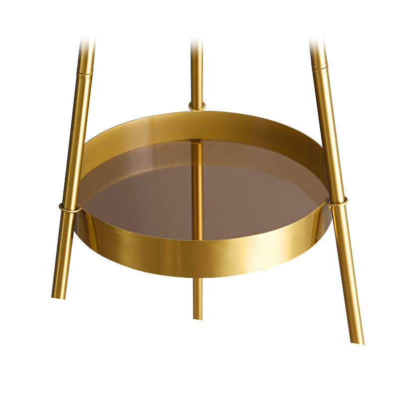 Orb Tripod Iron Glass Floor Lamp