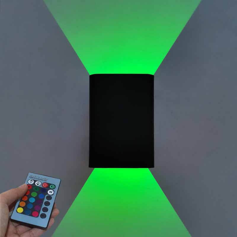 Square Aluminum RGB Wall Lamp