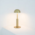 Gold Dome Charging Table Lamp