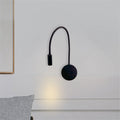 Round Retractable Bent Iron Wall Lamp