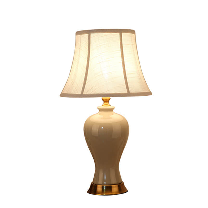 Fabric Vase Table Lamp