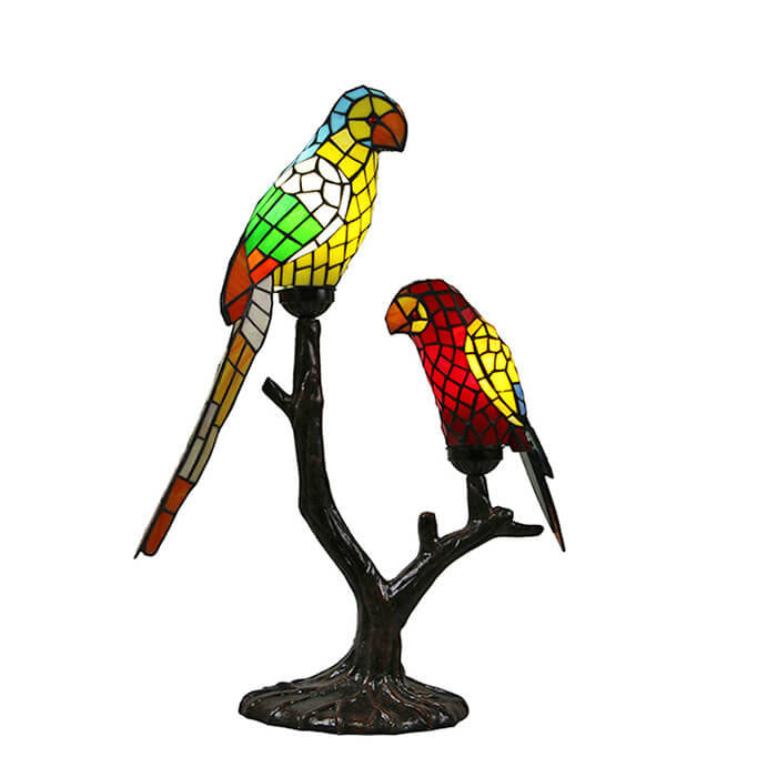 Bird Branch Design 2-Light Table Lamp