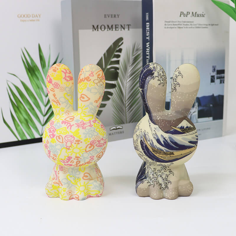 Painted 3D Printed Rainbow Table Lamp