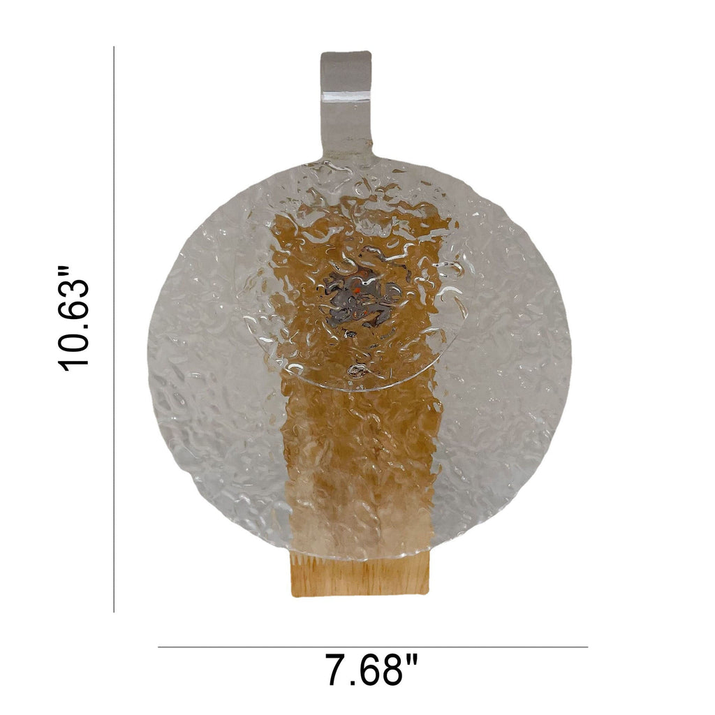 Solid Wood Acrylic Shadow Table Lamp