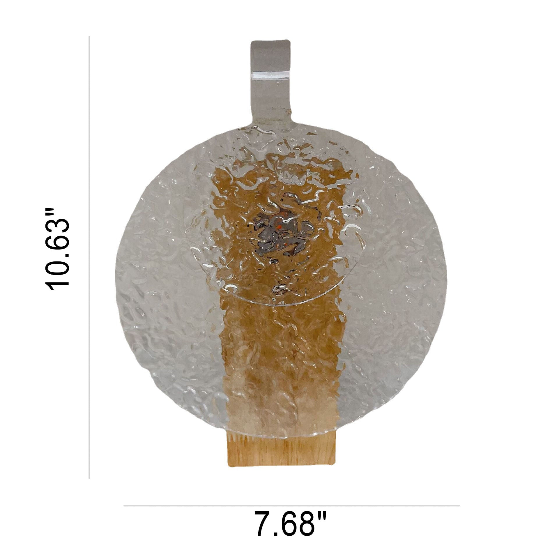 Solid Wood Acrylic Shadow Table Lamp
