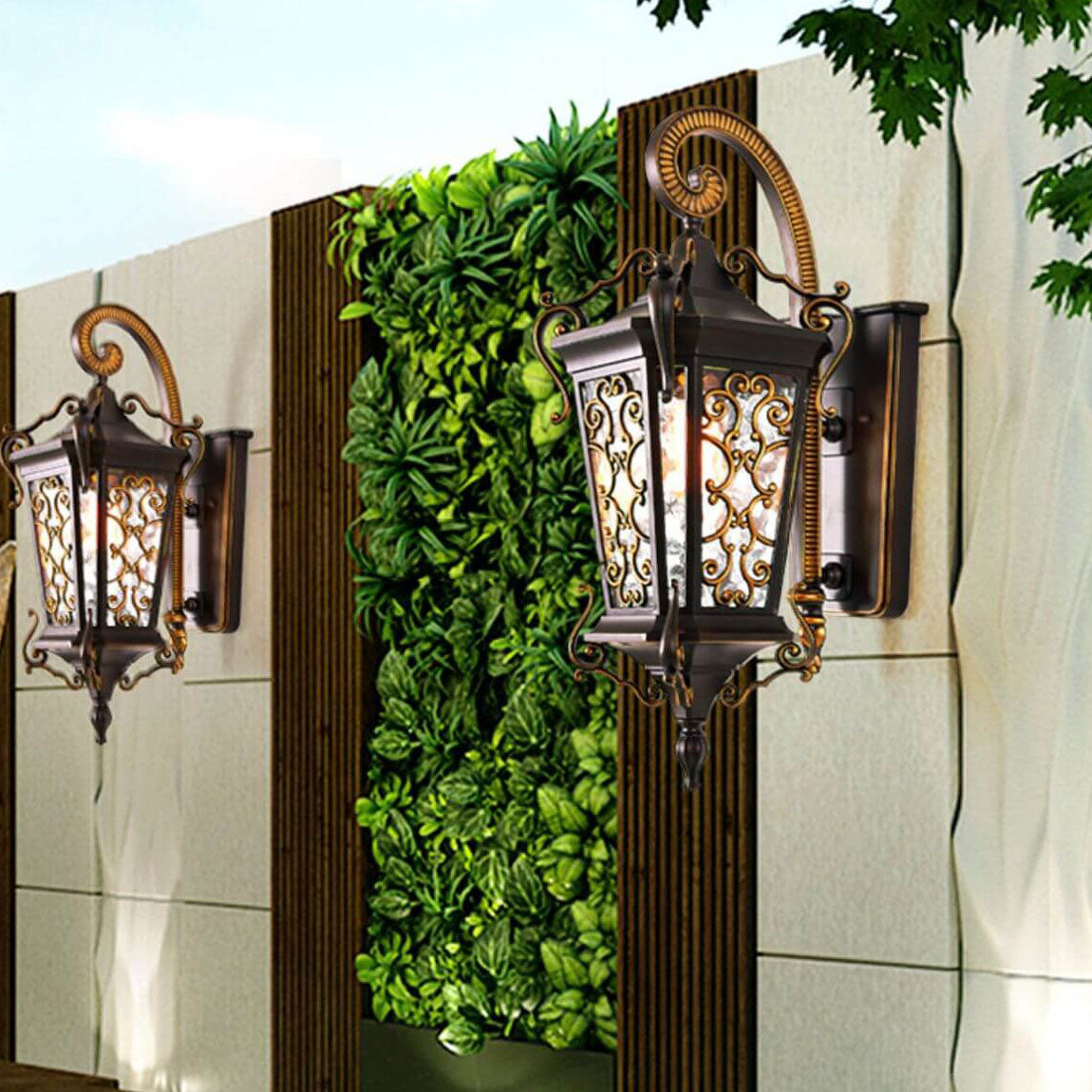 Iron Indoor Outdoor Light