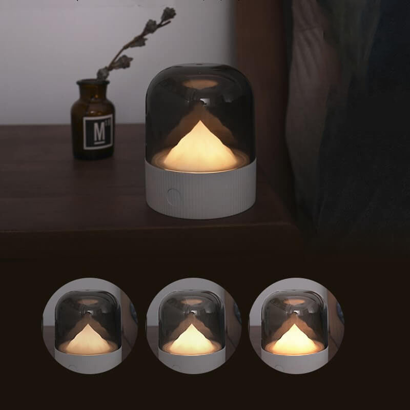 Snow Mountain PC Night Table Lamp