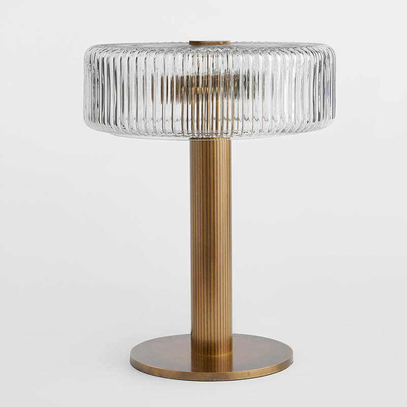 Cylinder Glass Decorative Table Lamp