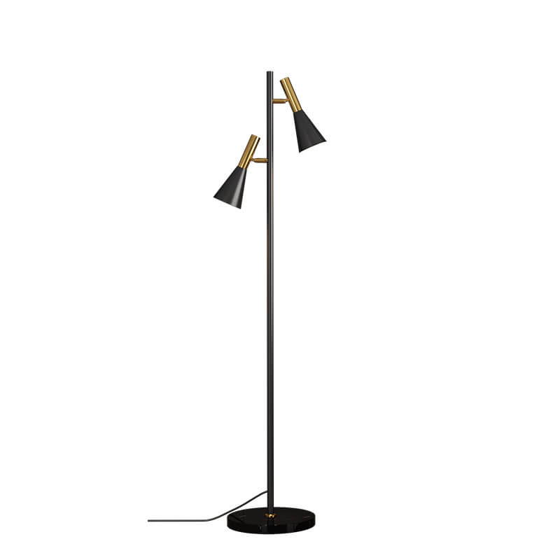 Nordic Minimalist Horn Shade 2-Light Floor Lamp