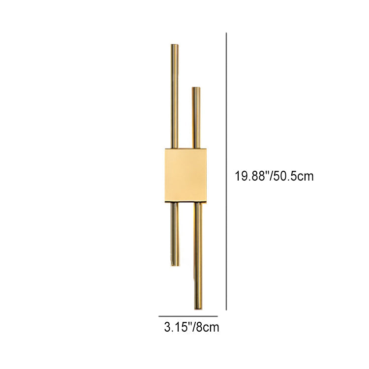 Cylinder Strip Iron Acrylic Wall Lamp
