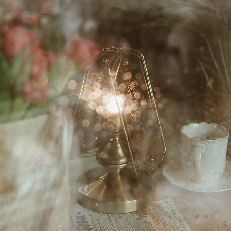 Screen Acrylic Iron Bedroom Table Lamp