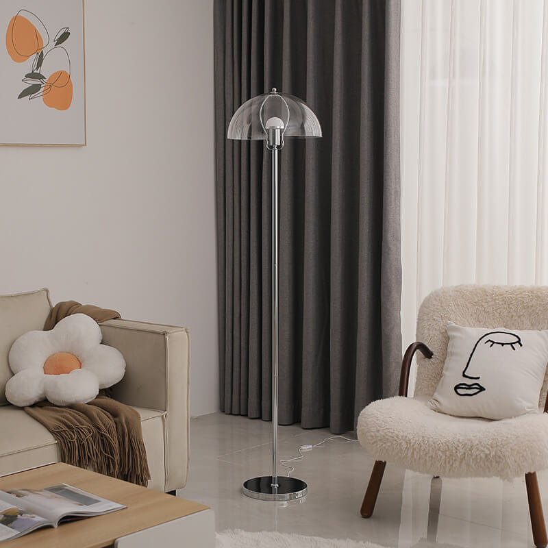 Nordic Vintage Acrylic Clear Floor Lamp