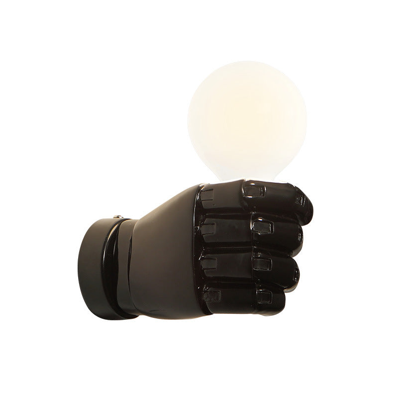 Resin Fist Wall Lamp