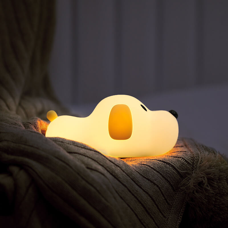 Cartoon Dumb Dog Silicone Table Lamp