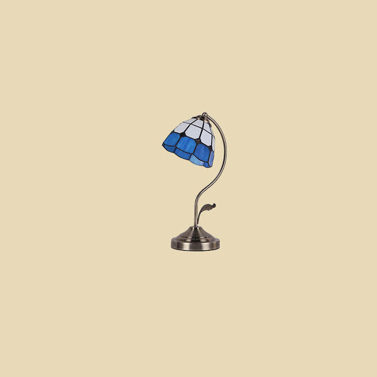 Round Head Glass Hardware Table Lamp