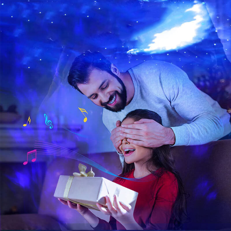 Plastic Seven-color Sound-controlled Star Night Light