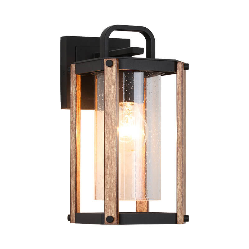 Rectangle Aluminum Iron Glass Outdoor Light