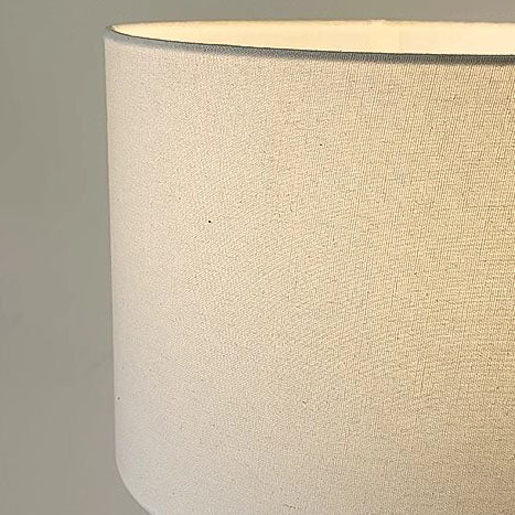 Drum Fabric Jug Resin Table Lamp