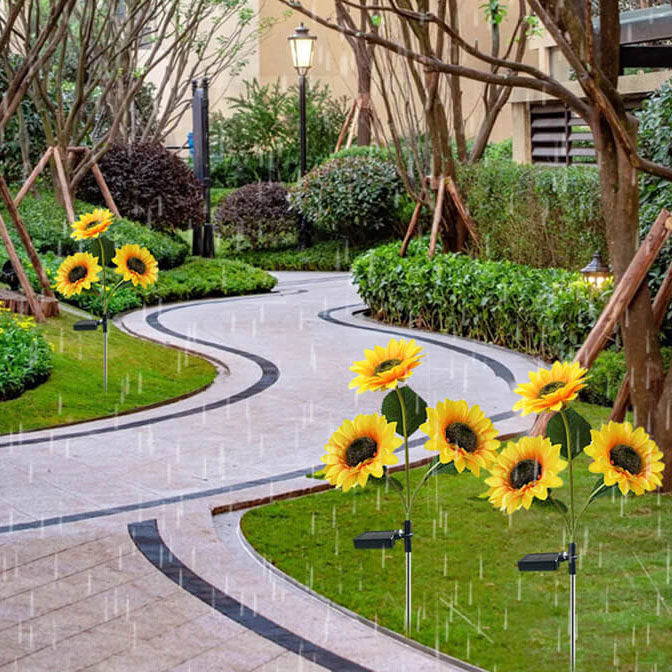 Sunflower Lawn Decorative Ground Outdoor Light