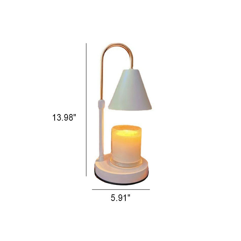 Metal Cone Lifting Melting Table Lamp