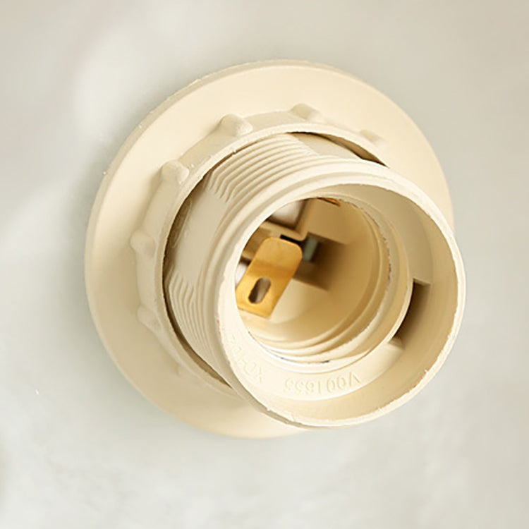 Rose Ceramic Iron Glass Table Lamp